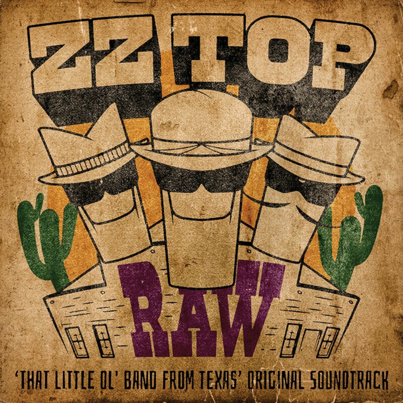 Vinyl Record ZZ Top - Raw (‘That Little Ol' Band From Texas’ Original Soundtrack) (Indies) (Tangerine Coloured) (LP)