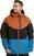 Smučarska jakna Meatfly Hoax Premium SNB & Ski Jacket Brown/Black/Blue XL