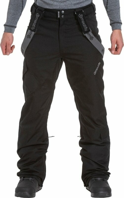 Calças para esqui Meatfly Ghost Premium SNB & Ski Pants Black L