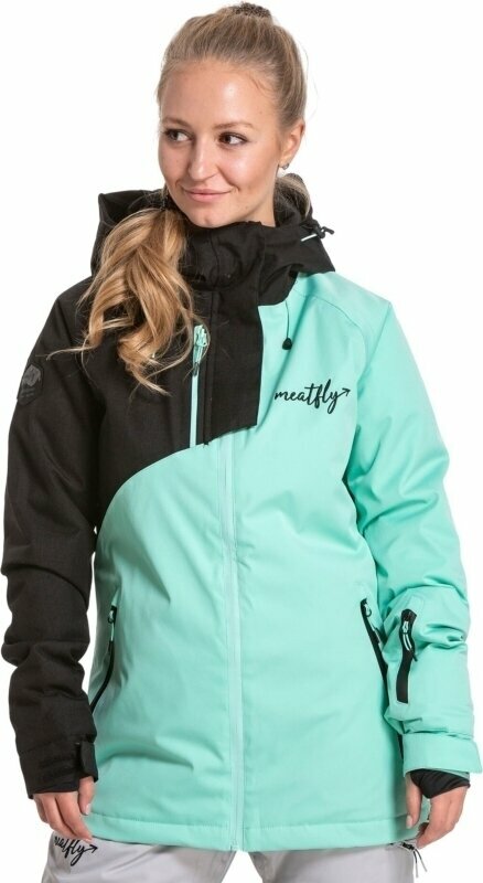 Lyžařská bunda Meatfly Deborah Premium SNB & Ski Jacket Green Mint S
