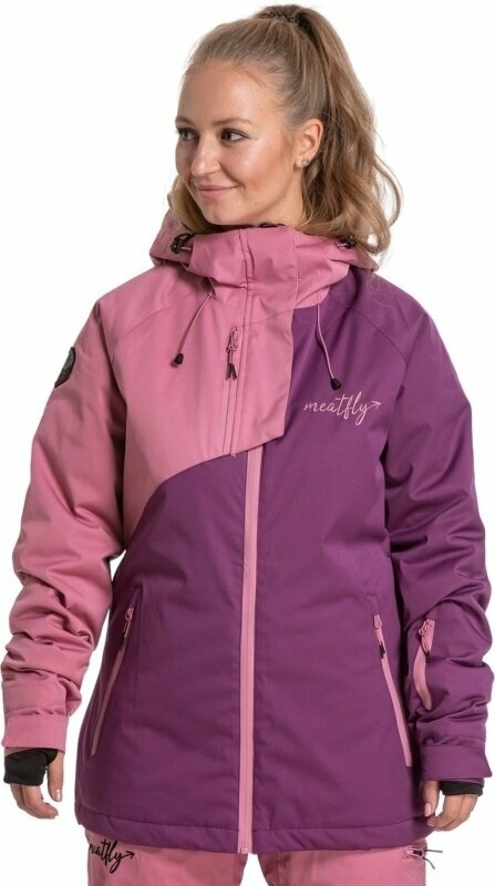 Lyžařská bunda Meatfly Deborah Premium SNB & Ski Jacket Plum XS