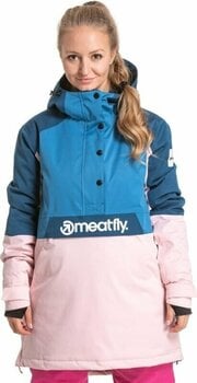 Veste de ski Meatfly Aiko Premium SNB & Ski Jacket Powder Pink S - 1