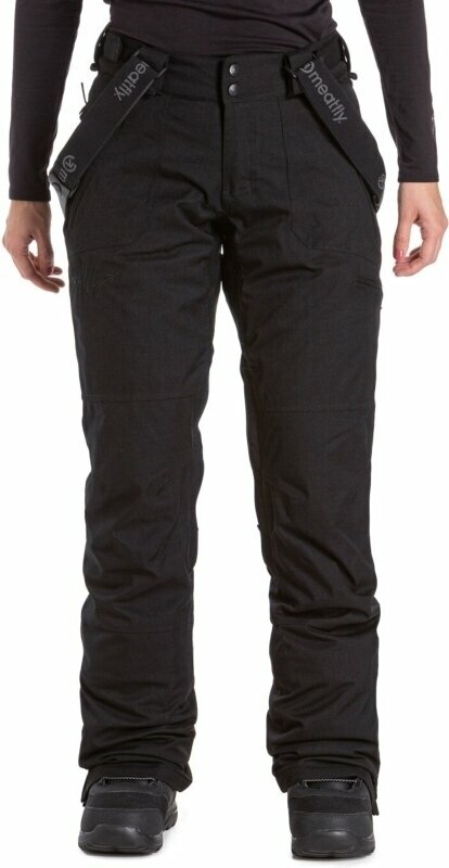 Lyžařské kalhoty Meatfly Foxy Premium SNB & Ski Pants Black XS