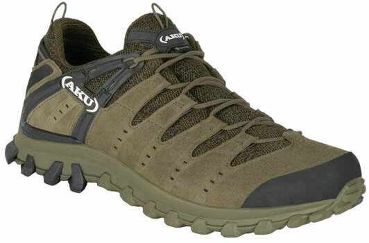 Mens Outdoor Shoes AKU Alterra Lite GTX Camo Green/Black 44 Mens Outdoor Shoes - 1