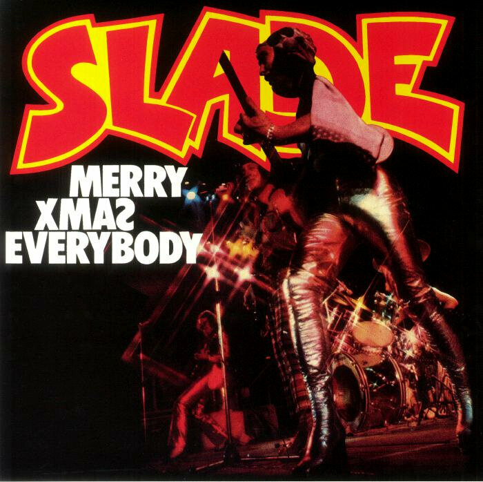 Vinylskiva Slade - Merry Xmas Everybody (Snowflake Marbled Coloured) (12" Vinyl) (LP)