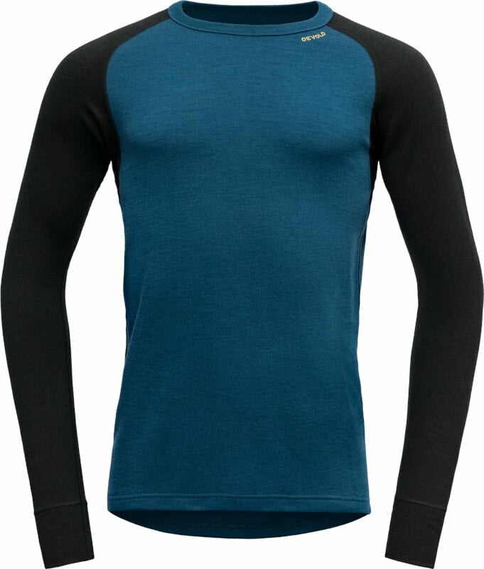 Thermo ondergoed voor heren Devold Expedition Merino 235 Shirt Man Flood/Black XL Thermo ondergoed voor heren