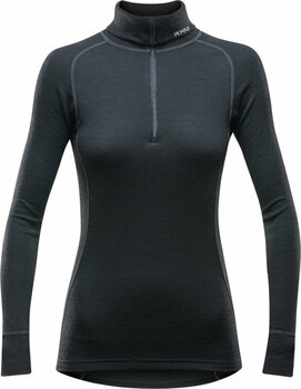 Termounderkläder Devold Duo Active Merino 210 Zip Neck Woman Black M Termounderkläder - 1