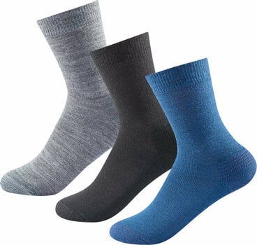 Sokken Devold Daily Merino Medium Sock 3 Pack Indigo Mix 41-46 Sokken - 1