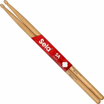 Drumsticks Sela SE 271 Professional Drumsticks 5A - 6 Pair Drumsticks - 1