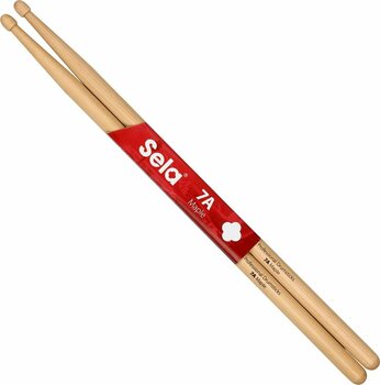 Drumsticks Sela SE 275 Professional Drumsticks 7A - 6 Pair Drumsticks - 1