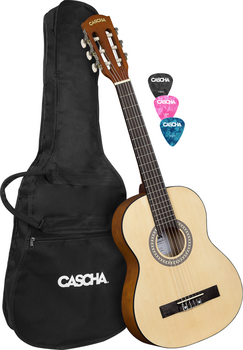Guitare classique taile 1/2 pour enfant Cascha HH 2354 1/2 Natural - 1