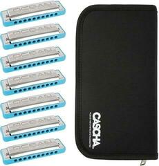 Diatonische mondharmonica Cascha HH 2298 Ocean Rock Pack 7 BL Diatonische mondharmonica