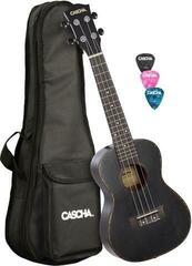 Concert Ukulele Cascha HH 2300L Black Concert Ukulele