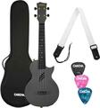 Cascha HH 2258E Black Concertukelele