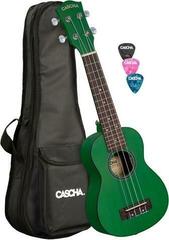 Soprano Ukulele Cascha HH 2265L Green Soprano Ukulele