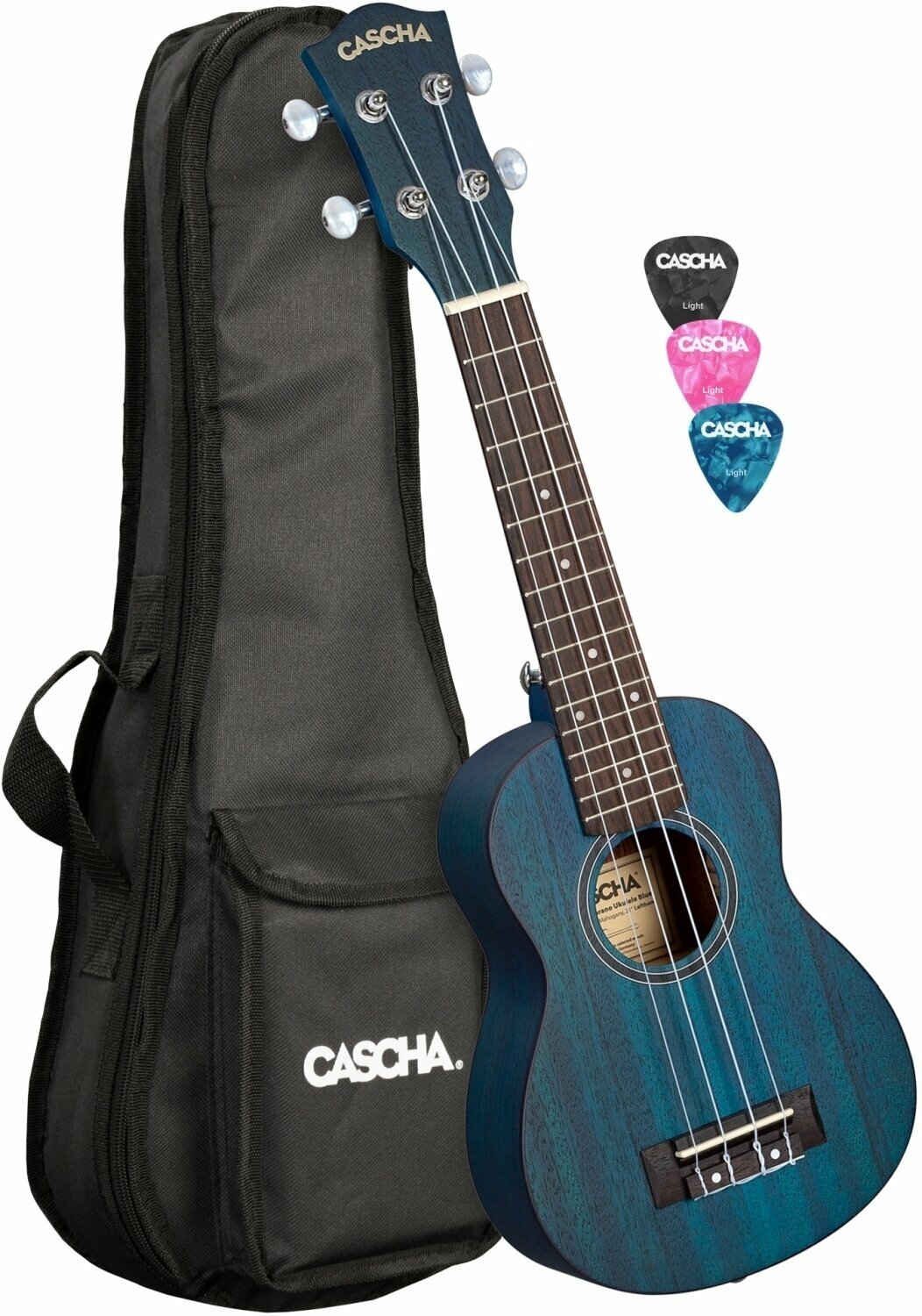 Sopránové ukulele Cascha HH 2266L Sopránové ukulele Blue