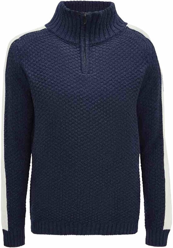 Bluzy i koszulki We Norwegians Trysil ZipUp Men Navy Blue L Sweter