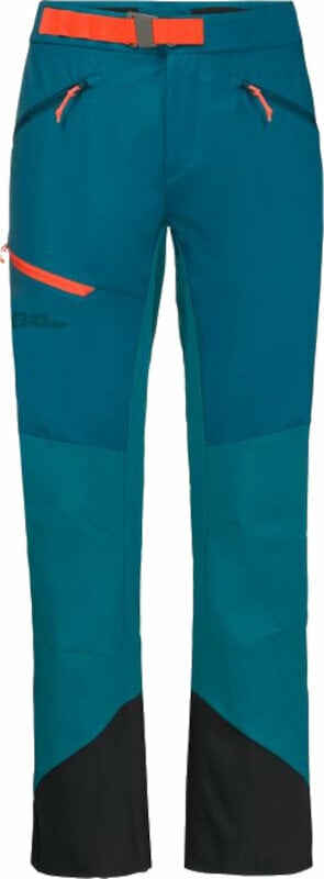 Pantalones para exteriores Jack Wolfskin Alpspitze Pants M Blue Coral 46 Pantalones para exteriores