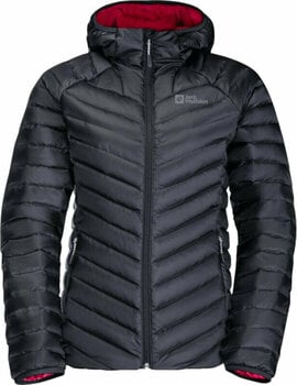 Outdorová bunda Jack Wolfskin Passamani Down Hoody W Graphite S Outdorová bunda - 1