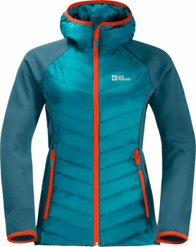 Outdorová bunda Jack Wolfskin Routeburn Pro Hybrid W Freshwater Blue M Outdorová bunda - 1