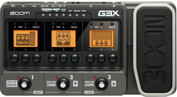 Multiefectos de guitarra Zoom G3X - 1