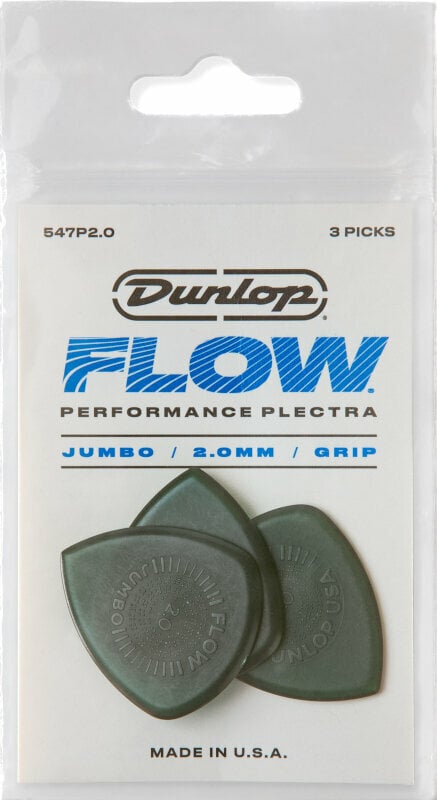 Kostka, piorko Dunlop 547P200 Flow Jumbo Grip Player Pack Kostka, piorko