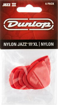 Plektrum Dunlop 47P3N Nylon Jazz Player Pack Plektrum - 1