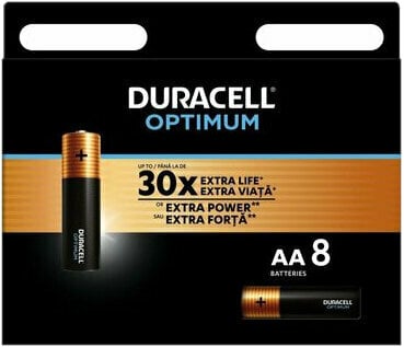 AA Batteries Duracell Optimum AA Batteries 8 - 1