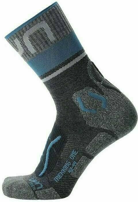 Skarpety UYN Woman Trekking One Merino Socks Grey/Blue 35-36 Skarpety