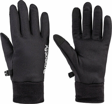 Rukavice Meatfly Mens Powerstretch Gloves Black/White XL Rukavice - 1
