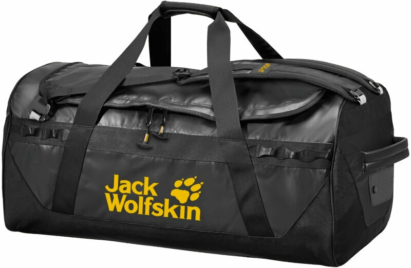 Potovalne torbe / Nahrbtniki Jack Wolfskin Expedition Trunk 100 Black/Yellow 100 L Torba