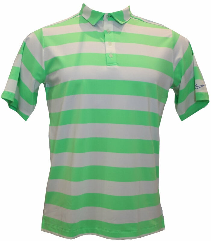 Polo Shirt Nike Bold Stripe White/Violet XL