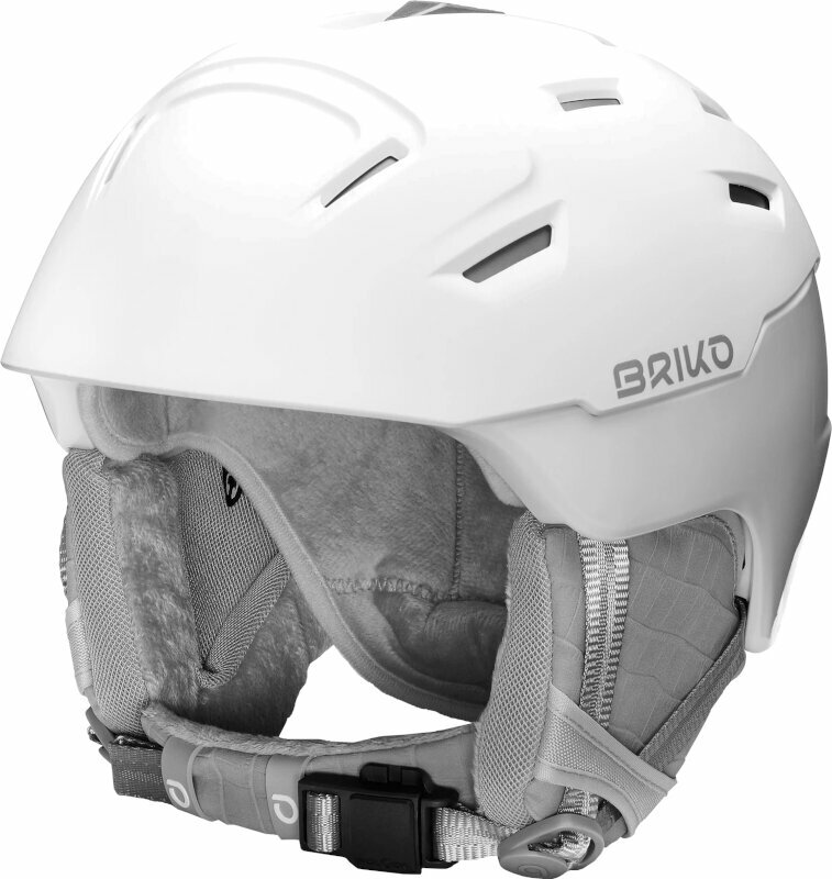 Ski Helmet Briko Crystal 2.0 Matt Shiny White S (53-55 cm) Ski Helmet