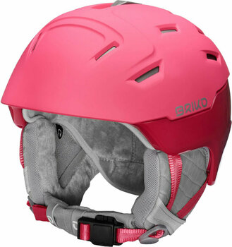 Ski Helmet Briko Crystal 2.0 France Rose/Maroon Flush Red S (53-55 cm) Ski Helmet - 1