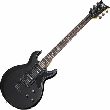Elektriska gitarrer Schecter S-1 SGR Midnight Satin Black - 1