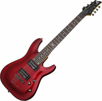 Guitarra elétrica de 7 cordas Schecter SGR C-7 Metallic Red - 1