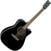 Elektroakustická gitara Dreadnought Yamaha FX370C Black