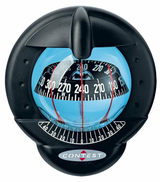 Kompas lodný Plastimo Compass Contest 101 Black-Black Vertical Bulkhead