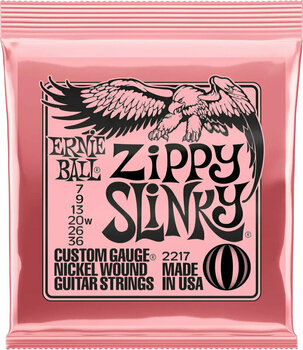 E-guitar strings Ernie Ball 2217 Zippy Slinky - 1