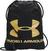 Lifestyle Backpack / Bag Under Armour UA Ozsee Sackpack Black/Metallic Gold 16 L Gymsack