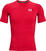 Фитнес тениска Under Armour Men's HeatGear Armour Short Sleeve Red/White M Фитнес тениска
