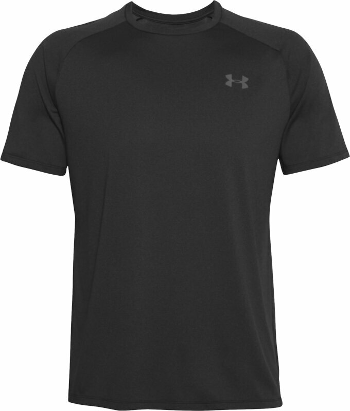 Fitness T-Shirt Under Armour Men's UA Tech 2.0 Textured Short Sleeve T-Shirt Black/Pitch Gray XL Fitness T-Shirt
