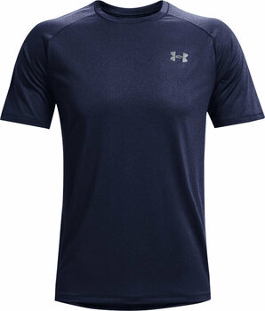 Fitness tričko Under Armour Men's UA Tech 2.0 Textured Short Sleeve T-Shirt Midnight Navy/Pitch Gray S Fitness tričko - 1