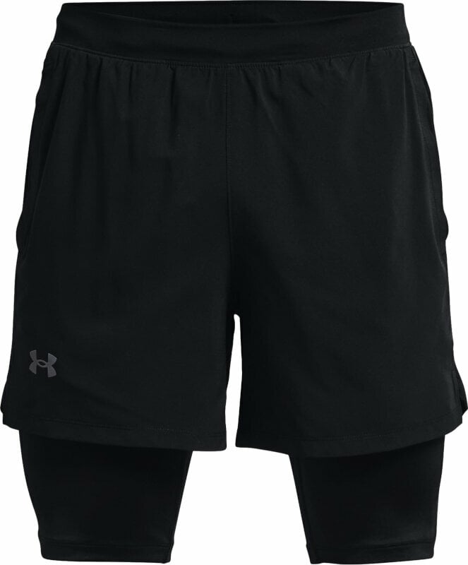 Спорт > Бягане > Дрехи за бягане > Мъжки дрехи > Шорти Under Armour Men’s UA Launch 5“ 2-in-1 Shorts Black/Reflective 2XL