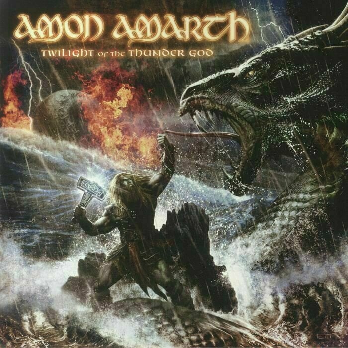 Płyta winylowa Amon Amarth - Twilight Of The Thunder God (Blue/Black/White Coloured) (LP)