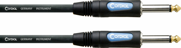 Nástrojový kábel Cordial CCFI 1,5 PP Čierna 1,5 m Rovný - Rovný - 1
