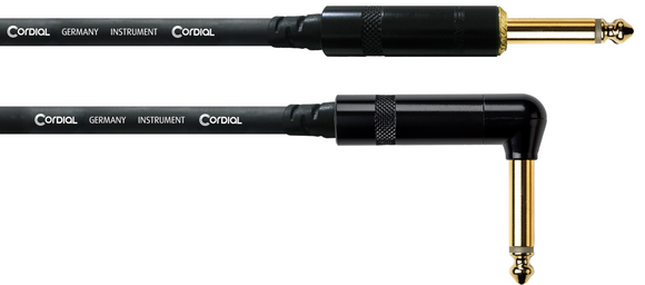 Nástrojový kábel Cordial CCI 9 PR Čierna 9 m Rovný - Zalomený - 1