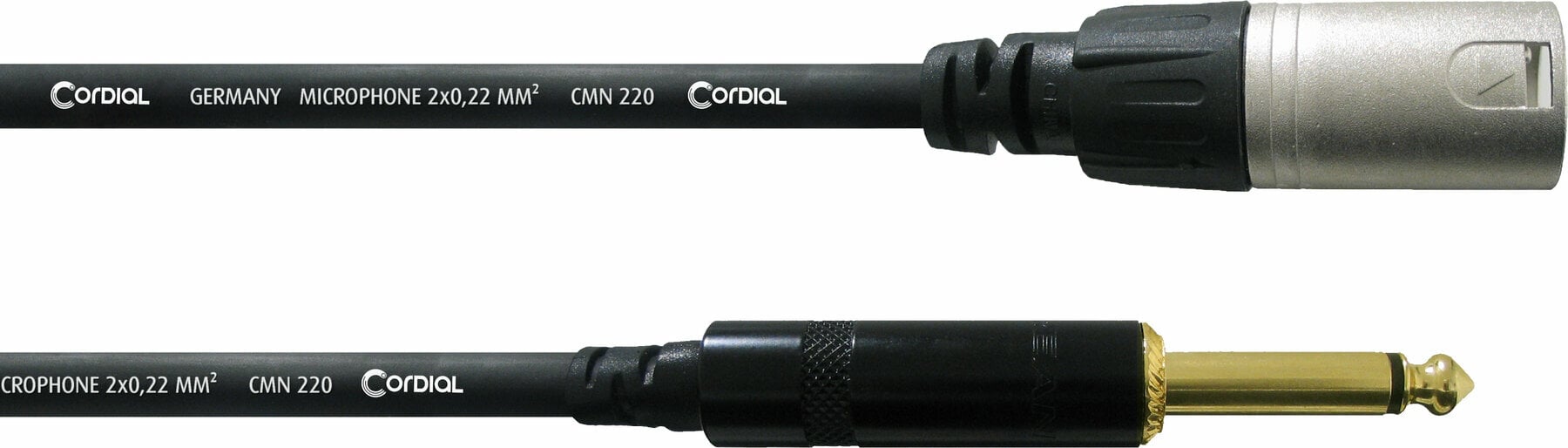 Câble pour microphone Cordial CCM 10 MP Noir 10 m