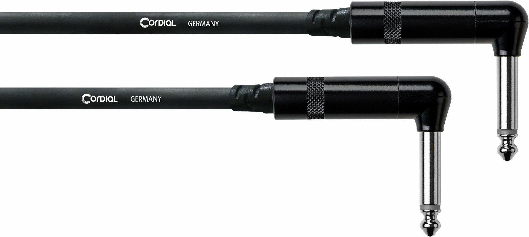 Verbindingskabel / patchkabel Cordial CFI 0,6 RR Zwart 0,6 m Gewikkeld - Gewikkeld