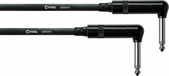 Cable adaptador/parche Cordial CFI 0,6 RR Negro 0,6 m Angulado - Angulado - 1